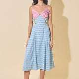 Printed Satin Dress