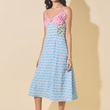 Printed Satin Dress