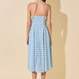 Printed Satin Dress