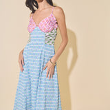 Printed Satin Dress