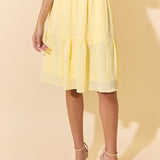 Tiered Midi Skirt