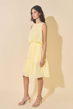 Tiered Midi Skirt