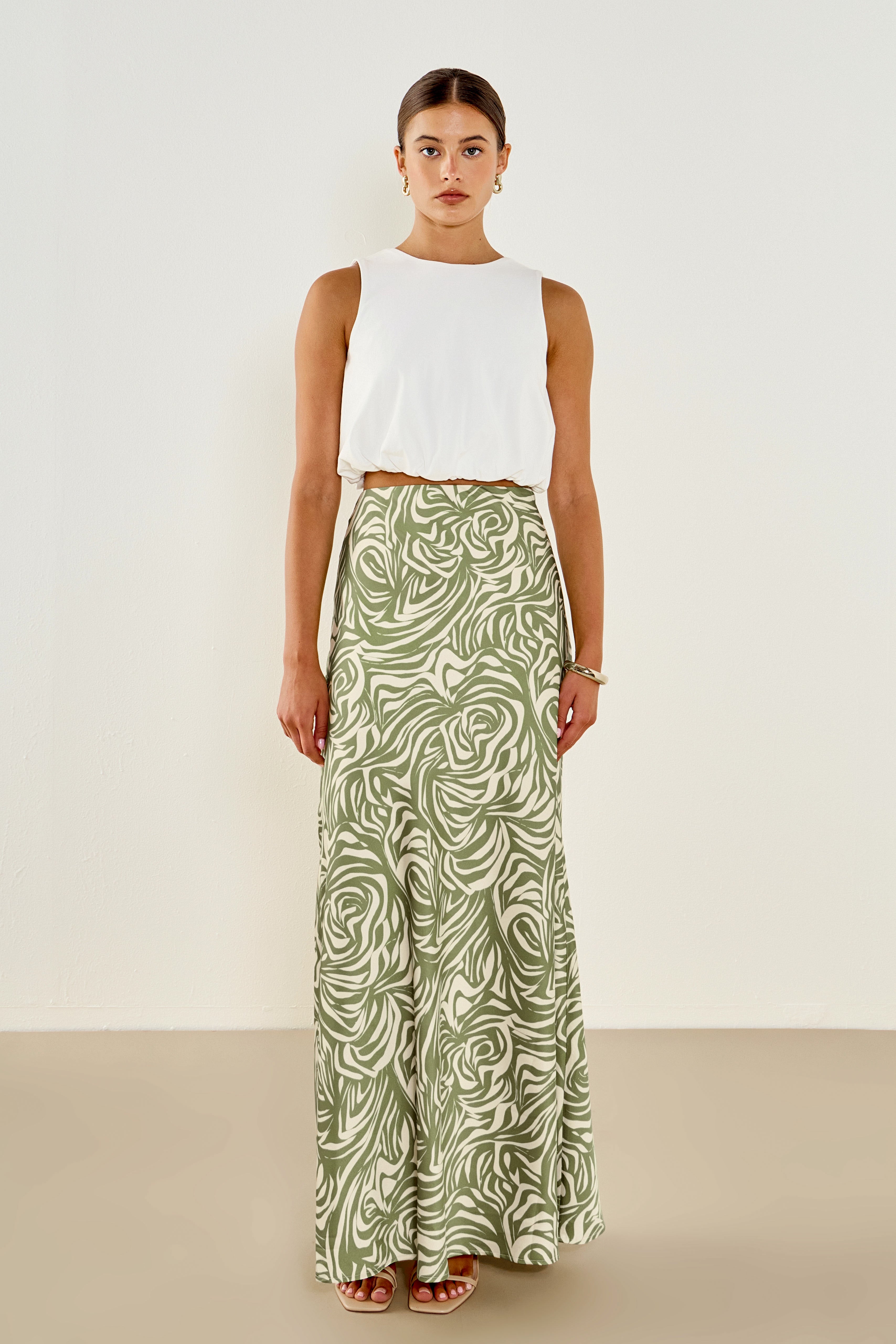 High Low Cropped Tank Top