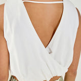 High Low Cropped Tank Top