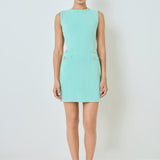 Braided Knit Sleeveless Dress