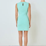 Braided Knit Sleeveless Dress