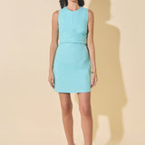 Linen Mini Wrap Dress