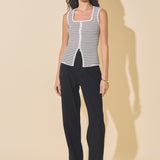 Striped Knit Tank Top