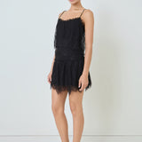 Lace Cami with Ruffle