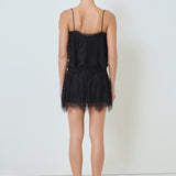Lace Cami with Ruffle