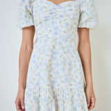 Floral Print Mini Dress