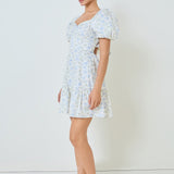 Floral Print Mini Dress