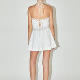 Lace Trim Halter Top