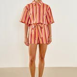 Shorts with Tie Belt