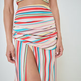 Ruched Maxi Skirt