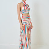 Ruched Maxi Skirt