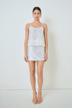 Sequin Embellished Cami Top