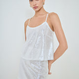 Sequin Embellished Cami Top