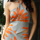 Satin Halter Top