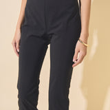 Low Rise Capris with Side Slits