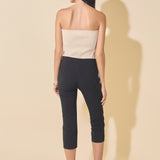 Low Rise Capris with Side Slits