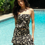 Strapless Ruffle Top