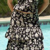 Tiered Ruffle Skirt
