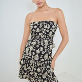 Strapless Ruffle Top
