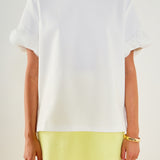 Boyfriend T-Shirt with Rosette Details
