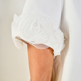 Boyfriend T-Shirt with Rosette Details