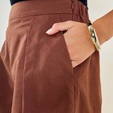 Linen Bermuda Shorts