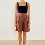Linen Bermuda Shorts
