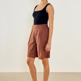 Linen Bermuda Shorts