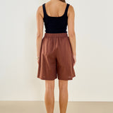 Linen Bermuda Shorts