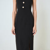 Strapless Midi Dress
