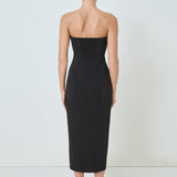 Strapless Midi Dress