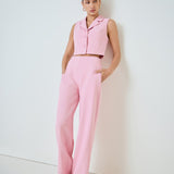 Blazer Open Front Jumpsuit