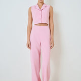 Blazer Open Front Jumpsuit