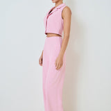Blazer Open Front Jumpsuit