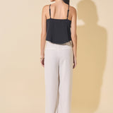 Corsage Bow Flowy Top