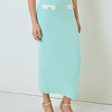 Crochet Knit Maxi Skirt