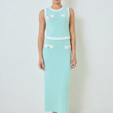 Crochet Knit Maxi Skirt