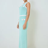 Crochet Knit Maxi Skirt