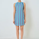Zigzag Knit Mini Dress