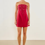 Jewel Strapless Mini Dress