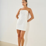 Jewel Strapless Mini Dress