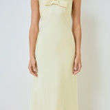 V-neck Satin Dress