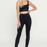 MARSY - High Rise Leggings - PANTS available at Marsy