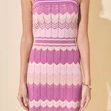Knitted Color-Block Dress