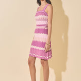 Knitted Color-Block Dress